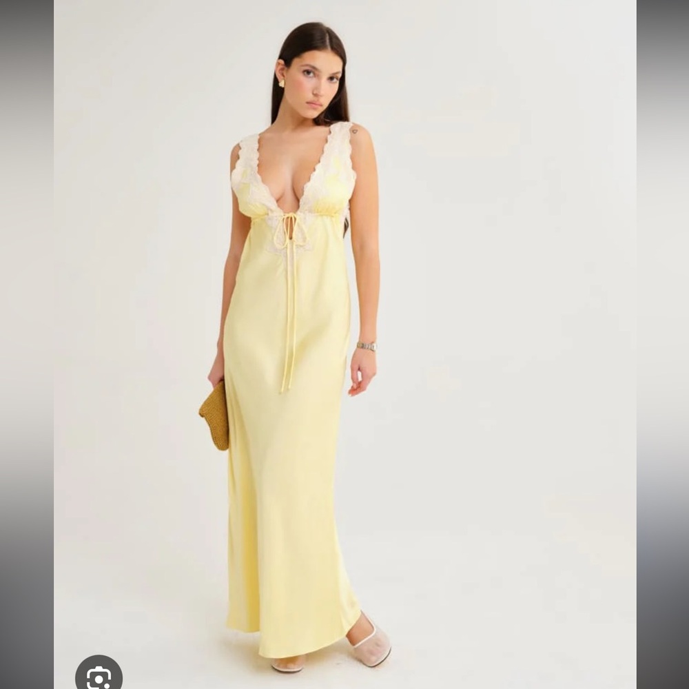 Rumored Yellow Maxi Dress